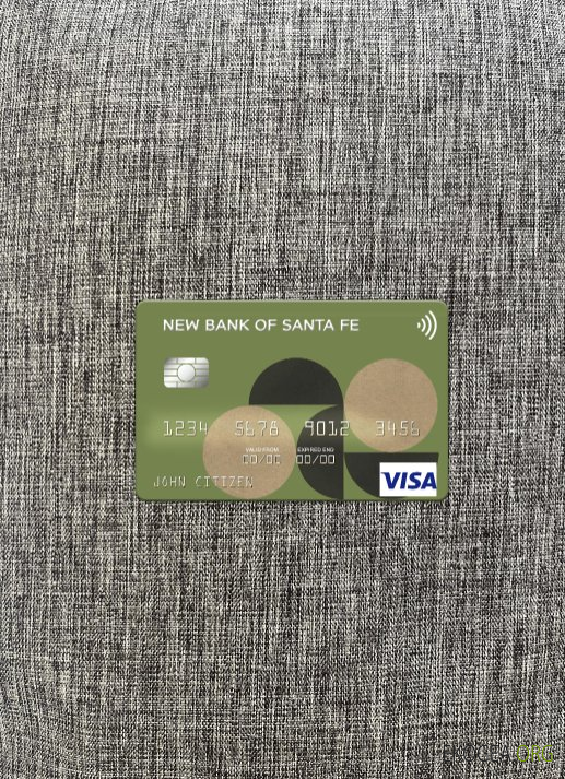 Argentine Nouvelle Banque de Santa Fe carte visa photolook , avant